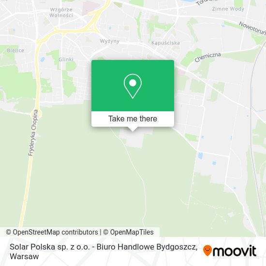 Solar Polska sp. z o.o. - Biuro Handlowe Bydgoszcz map