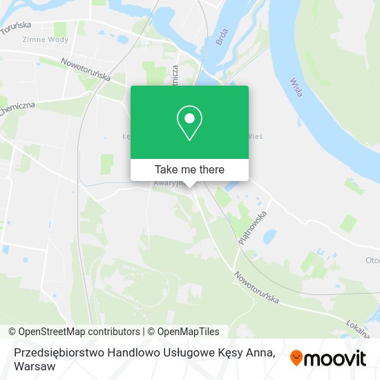 Przedsiębiorstwo Handlowo Usługowe Kęsy Anna map