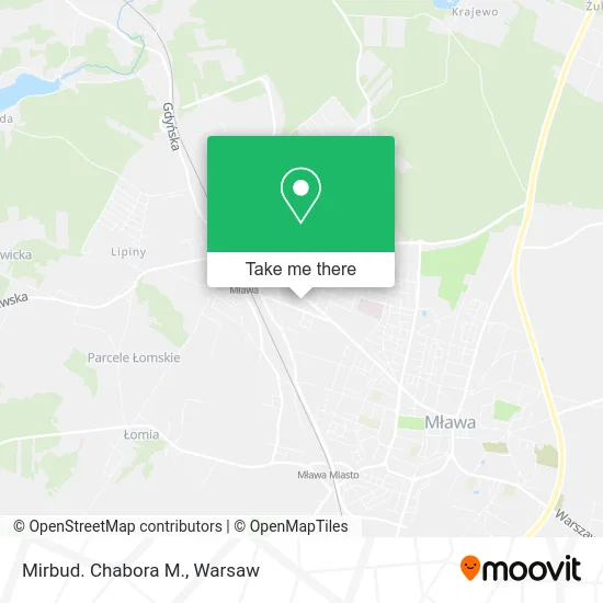 Mirbud. Chabora M. map