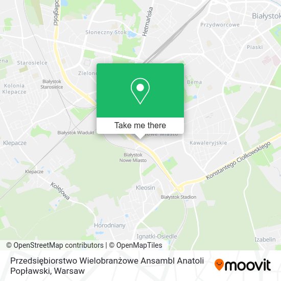 Przedsiębiorstwo Wielobranżowe Ansambl Anatoli Popławski map