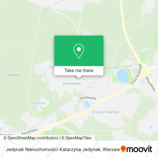 Карта Jedynak Nieruchomości Katarzyna Jedynak