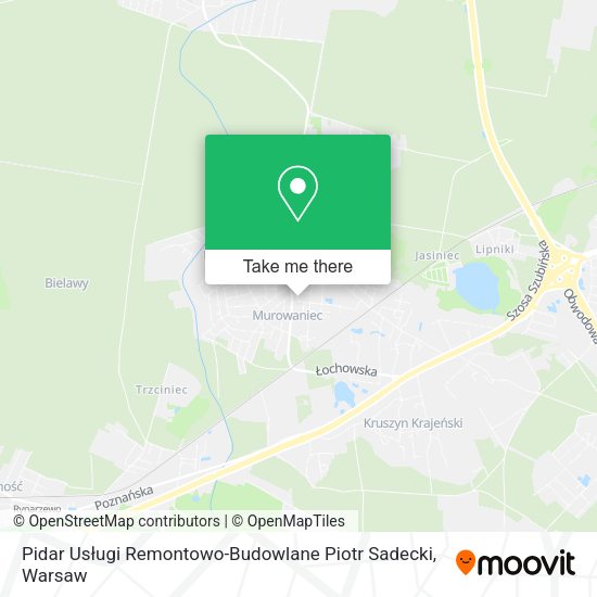 Pidar Usługi Remontowo-Budowlane Piotr Sadecki map