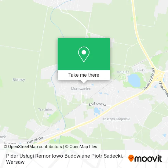 Pidar Usługi Remontowo-Budowlane Piotr Sadecki map