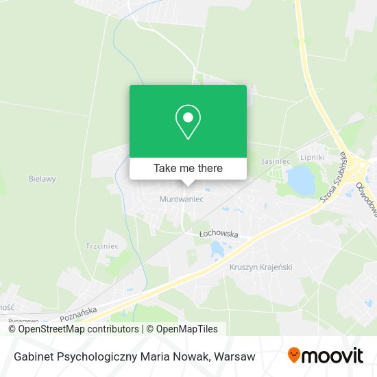 Gabinet Psychologiczny Maria Nowak map