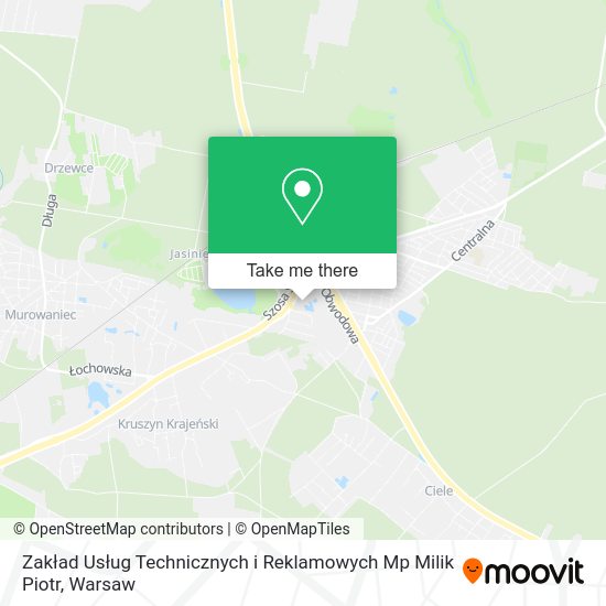 Zakład Usług Technicznych i Reklamowych Mp Milik Piotr map