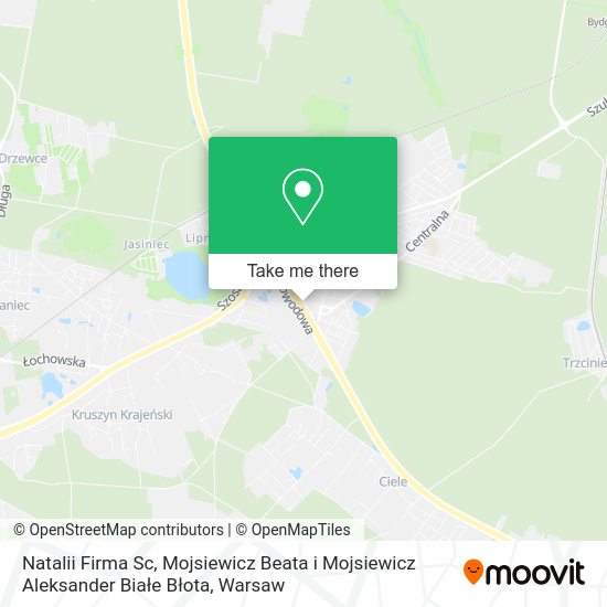 Natalii Firma Sc, Mojsiewicz Beata i Mojsiewicz Aleksander Białe Błota map