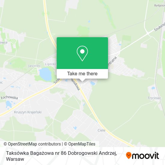 Карта Taksówka Bagażowa nr 86 Dobrogowski Andrzej