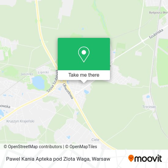 Pawel Kania Apteka pod Zlota Waga map