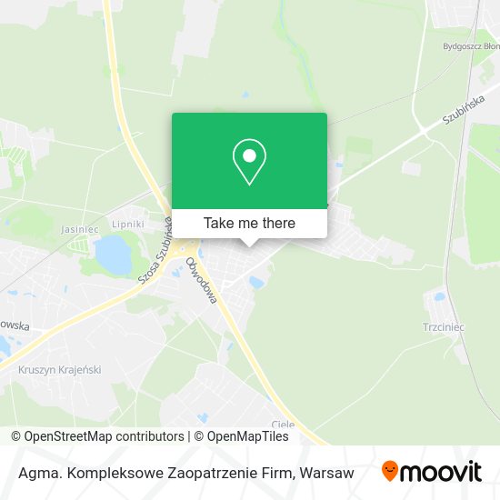 Agma. Kompleksowe Zaopatrzenie Firm map