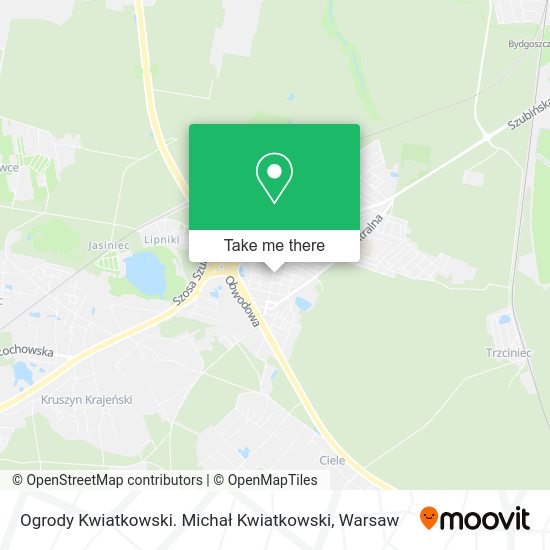 Ogrody Kwiatkowski. Michał Kwiatkowski map