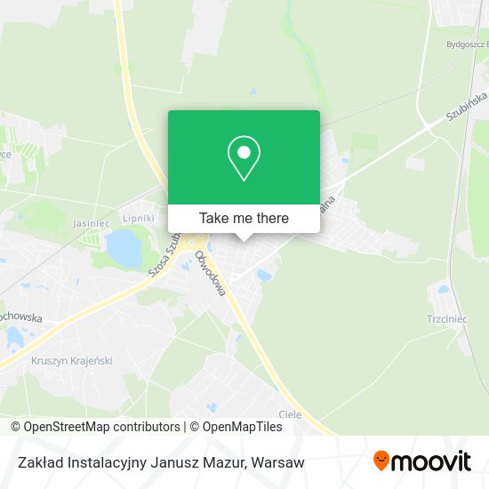 Zakład Instalacyjny Janusz Mazur map