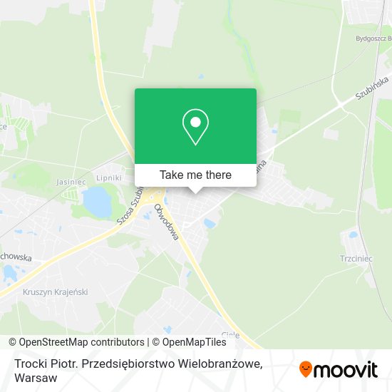 Trocki Piotr. Przedsiębiorstwo Wielobranżowe map