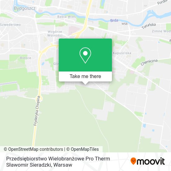 Przedsiębiorstwo Wielobranżowe Pro Therm Sławomir Sieradzki map