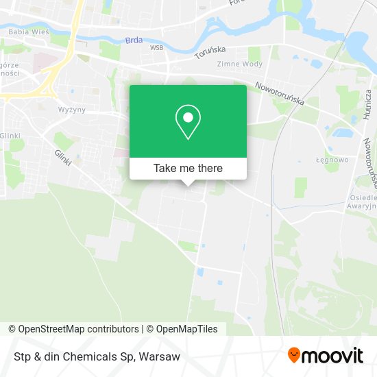 Stp & din Chemicals Sp map