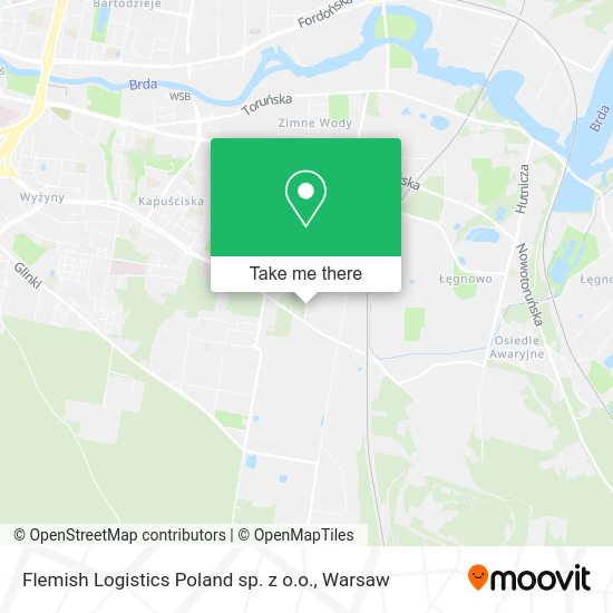 Карта Flemish Logistics Poland sp. z o.o.