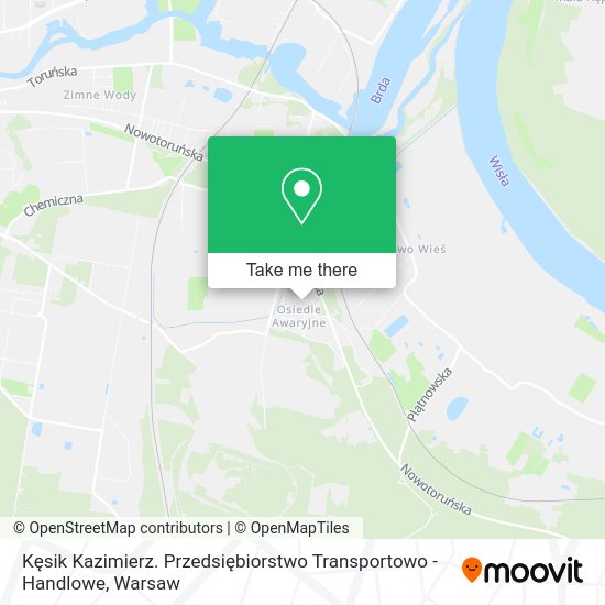 Карта Kęsik Kazimierz. Przedsiębiorstwo Transportowo - Handlowe