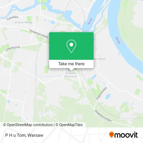 Карта P H u Tom