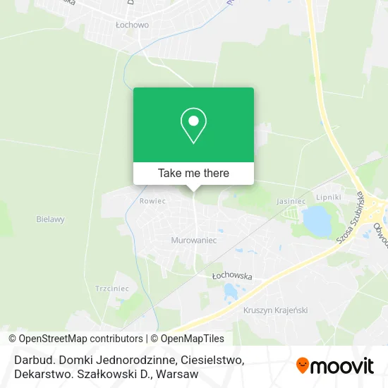 Darbud. Domki Jednorodzinne, Ciesielstwo, Dekarstwo. Szałkowski D. map