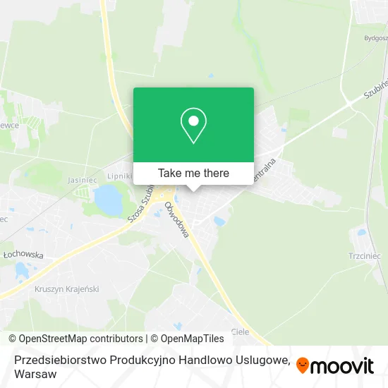 Карта Przedsiebiorstwo Produkcyjno Handlowo Uslugowe