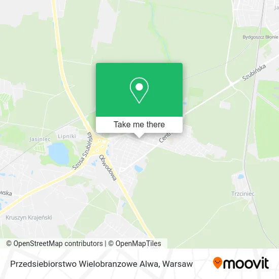Przedsiebiorstwo Wielobranzowe Alwa map