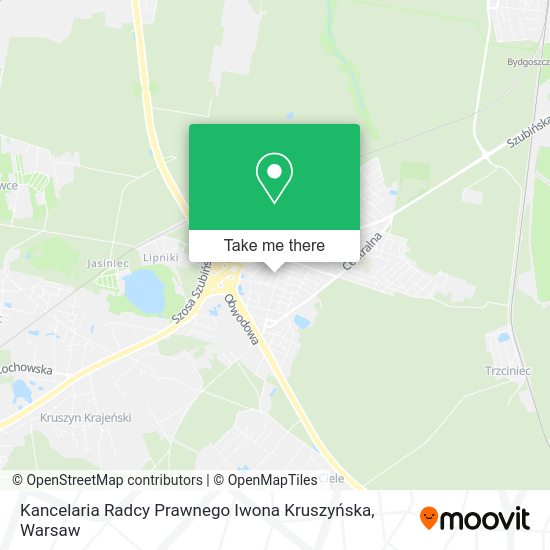 Kancelaria Radcy Prawnego Iwona Kruszyńska map