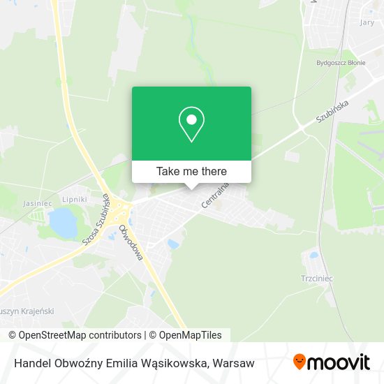 Handel Obwoźny Emilia Wąsikowska map