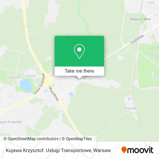 Kujawa Krzysztof. Usługi Transportowe map