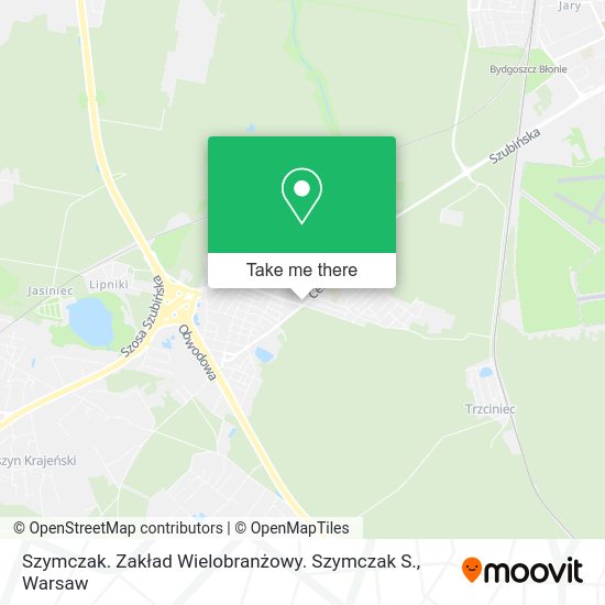 Szymczak. Zakład Wielobranżowy. Szymczak S. map