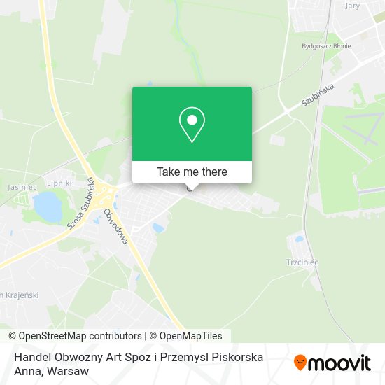 Handel Obwozny Art Spoz i Przemysl Piskorska Anna map