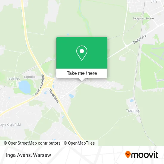 Карта Inga Avans