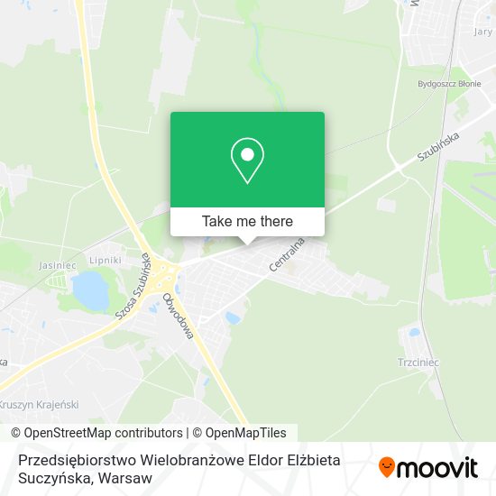 Przedsiębiorstwo Wielobranżowe Eldor Elżbieta Suczyńska map