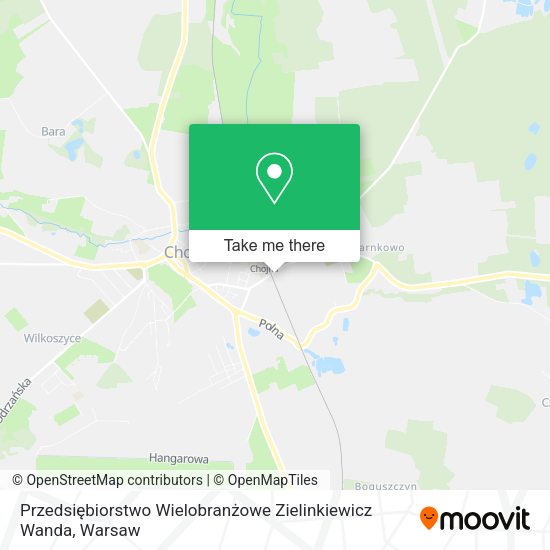 Przedsiębiorstwo Wielobranżowe Zielinkiewicz Wanda map