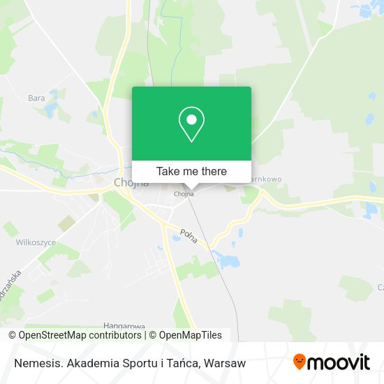 Nemesis. Akademia Sportu i Tańca map