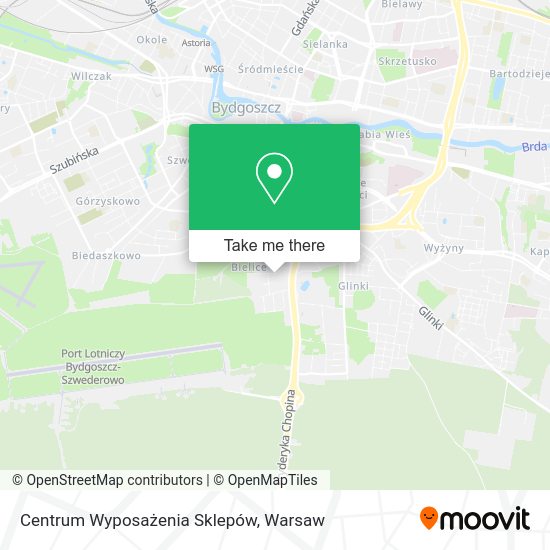 Centrum Wyposażenia Sklepów map