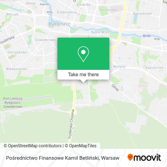 Pośrednictwo Finansowe Kamil Betliński map