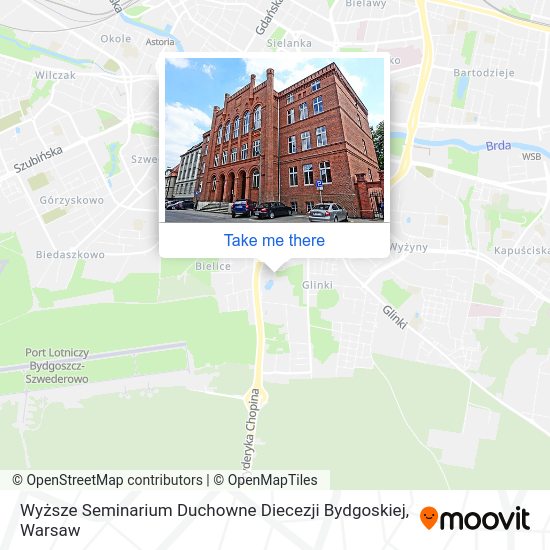 Wyższe Seminarium Duchowne Diecezji Bydgoskiej map