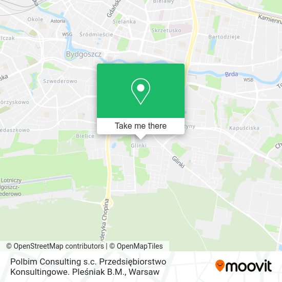 Polbim Consulting s.c. Przedsiębiorstwo Konsultingowe. Pleśniak B.M. map