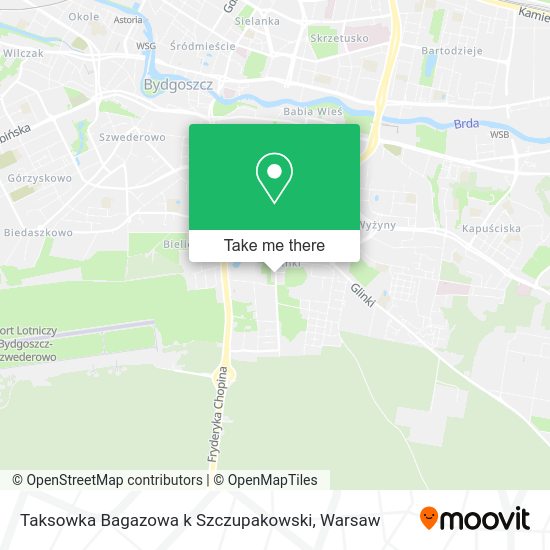 Карта Taksowka Bagazowa k Szczupakowski