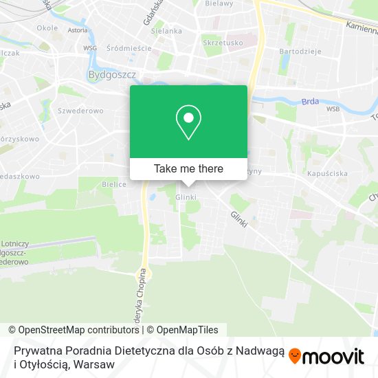 Prywatna Poradnia Dietetyczna dla Osób z Nadwagą i Otyłością map