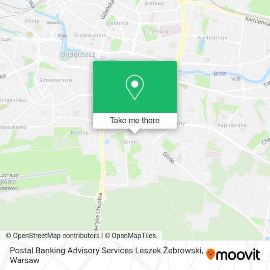 Postal Banking Advisory Services Leszek Żebrowski map