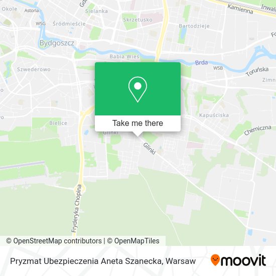 Pryzmat Ubezpieczenia Aneta Szanecka map