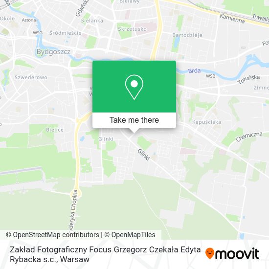 Карта Zakład Fotograficzny Focus Grzegorz Czekała Edyta Rybacka s.c.