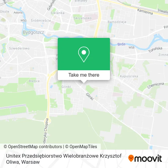 Карта Unitex Przedsiębiorstwo Wielobranżowe Krzysztof Oliwa