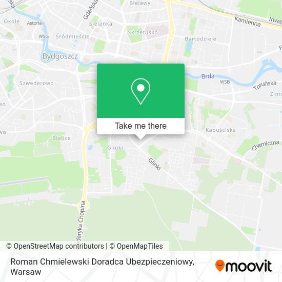 Roman Chmielewski Doradca Ubezpieczeniowy map