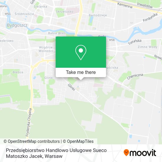 Przedsiębiorstwo Handlowo Usługowe Sueco Matoszko Jacek map