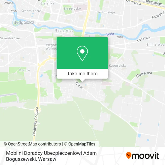 Mobilni Doradcy Ubezpieczeniowi Adam Boguszewski map