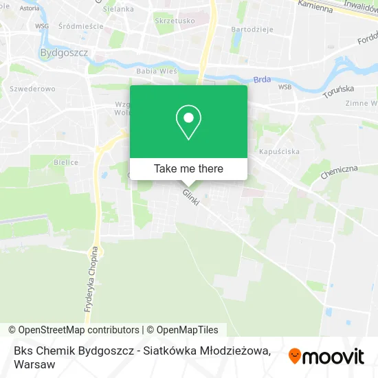 Карта Bks Chemik Bydgoszcz - Siatkówka Młodzieżowa