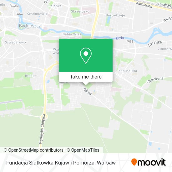 Fundacja Siatkówka Kujaw i Pomorza map