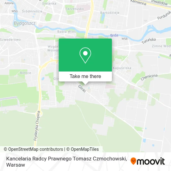 Карта Kancelaria Radcy Prawnego Tomasz Czmochowski