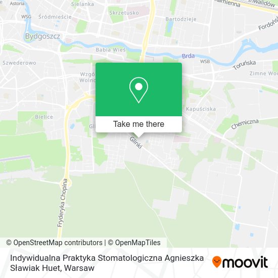 Indywidualna Praktyka Stomatologiczna Agnieszka Sławiak Huet map